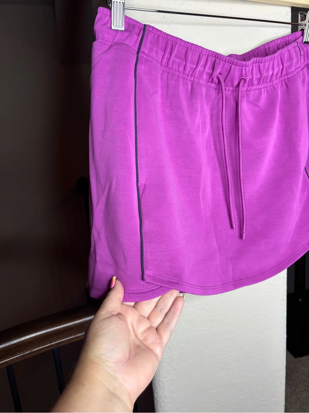 all in motion Pink Drawstring Active Skort Size M Travel Sporty Athletic Summer